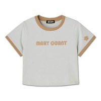 MARY QUANT/マリークワント MARY QUANT レトロロゴアップリケミニ Tシャツ/508235059