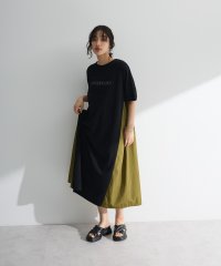 Green Parks/グリーン パークス Green Parks ナイロンドッキングロゴワンピース/508237157