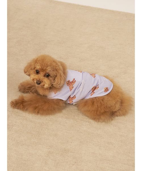 ジェラートピケ　CAT&DOG柄ワンピース　ドッグ　わんちゃん　ドレス ジェラートピケ CAT&DOG柄ワンピース ドッグ わんちゃん ドレス