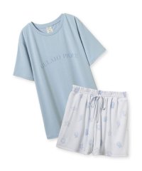 gelato pique/【接触冷感】モチーフ4柄ワンポイントTシャツ&ショートパンツセット/508237651