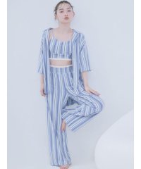 SNIDEL HOME/ストライプカットロングパンツ/508237677