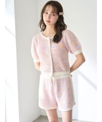 SNIDEL HOME/ツイードニットショートパンツ/508237705