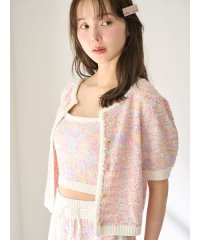SNIDEL HOME/ツイードニットカーディガン/508237713