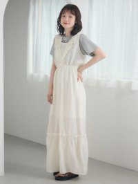 RETRO GIRL/レトロガール RETRO GIRL ギャザーフリルサロペット/508238079