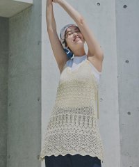 N Natural Beauty Basic/カギアミ風ニットビスチェ/508238322