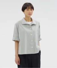 MARGARET HOWELL/MELANGE COTTON POPLIN SHIRT/508238326