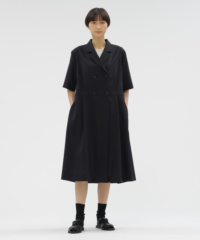 margaret howell マーガレットハウエル　ワンピース　サイズⅡ マーガレットハウエル グレンチェック バンドカラー シャツ
