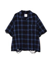 LHP/DankeSchon/ダンケシェーン/OMBRE CHECK DAMEGE S/S SHIRTS/508238364