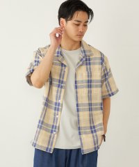 SHIPS Colors  MEN/SHIPS Colors: 〈洗濯機可能〉 カラミ チェック オープンカラー シャツ/508238973