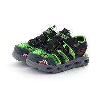 SKECHERS/スケッチャーズ SKECHERS ジュニア キッズ 子供靴 男の子 サンダル Sライツ サーモフラッシュ ハイドロフレア 400613L 光る靴 恐竜/508239459