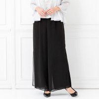 LELTKS/トウキョウソワール 東京ソワール ひらりと揺れる2枚仕立てのワイドパンツ/508239489