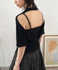 Jewelobe/ジュエローブ Jewelobe バックオープンホルターネックTシャツ/508239493