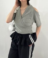 Jewelobe/ジュエローブ Jewelobe バックオープンホルターネックTシャツ/508239493