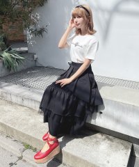 an another angelus/アンアナザーアンジェラス an another angelus 楽天ガールズアワード 【モデル着用】クロスストラップ厚底パンプス/508239634