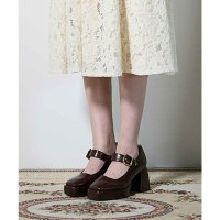 an another angelus/アンアナザーアンジェラス an another angelus 楽天ガールズアワード 【モデル着用】ワンストラップ厚底ヒールパンプス/508239635
