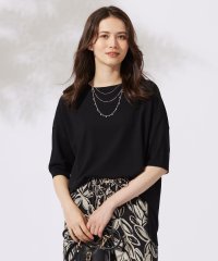 JIYU-KU(LARGE SIZE)/【接触冷感・UVカット】クレープストレッチプルオーバー ニットII/508239689