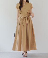 NICE CLAUP/OLIVE des OLIVE OUTLET/上品見え叶う、スキッパーフレンチタックワンピース/508239691