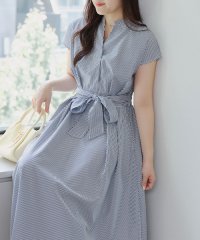 NICE CLAUP/OLIVE des OLIVE OUTLET/上品見え叶う、スキッパーフレンチタックワンピース/508239691