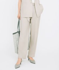 JIYU-KU /【カタログ掲載・セットアップ対応・接触冷感・UVカット・洗える】ライトリネンライクテーパード パンツ/508239716