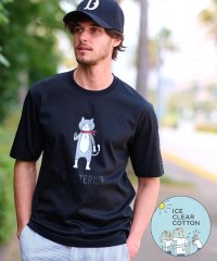 DRESSTERIOR/【接触冷感／抗菌防臭／消臭】ICE CLEAR COTTON キャットTシャツ/508239724