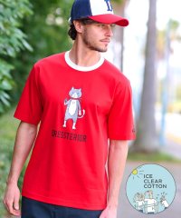 DRESSTERIOR/【接触冷感／抗菌防臭／消臭】ICE CLEAR COTTON キャットTシャツ/508239724