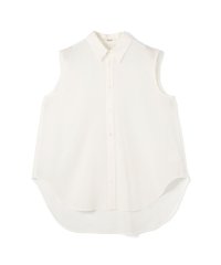 MACPHEE/ドビーストライプ ノースリーブレギュラーカラーシャツ/508239777