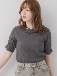 RETRO GIRL/レトロガール RETRO GIRL レイヤード風半袖CT/508239797