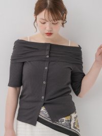RETRO GIRL/レトロガール RETRO GIRL ワッフル2wayオフショルCT/508239798