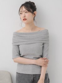 RETRO GIRL/レトロガール RETRO GIRL ワッフル2wayオフショルCT/508239798