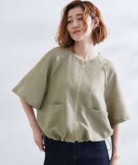 grove/透け感と立体感で魅せる、大人の夏のメッシュワイドスリーブジャケット/508239976