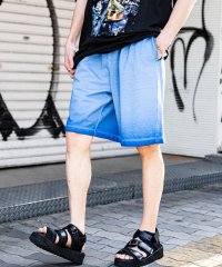 Rocky Monroe/ロッキーモンロー Rocky Monroe ショートパンツ ワイド メンズ レディース カラーパンツ ダブルグラデーション イージー 短パン ひざ丈 半パン ハ/508239990