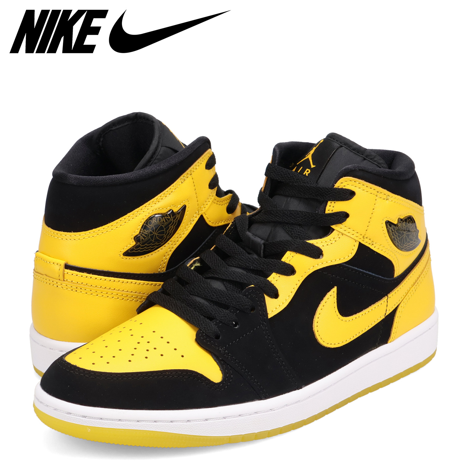 Nike Air Jordan 1 ブラック/イエロー ハイカット
