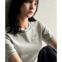 Classical Elf/クラシカルエルフ Classical Elf 1枚で今っぽデザイン♪PAEAN刺繍配色ステッチチビTシャツ（半袖）/508240040