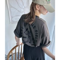 Classical Elf/クラシカルエルフ Classical Elf ゆるっとカジュアルに。半袖リンガーフロッキーテニスTシャツ/508240043