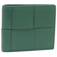 BOTTEGA VENETA/ボッテガヴェネタ BOTTEGA VENETA 二つ折り財布 グリーン メンズ BOTTEGA VENETA 649603 VBWD2 3176/508240102