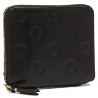 COMME des GARCONS/コムデギャルソン COMME des GARCONS 二つ折り財布 ミニ財布 ブラック メンズ レディース ユニセックス COMME des GARCONS S/508240121
