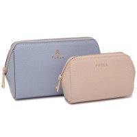 FURLA/フルラ FURLA ポーチ カメリア ブルー ベージュ レディース FURLA WE00453 ARE000 3783S/508240128