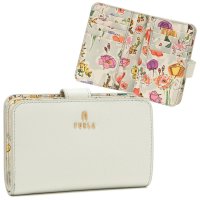 FURLA/フルラ FURLA 二つ折り財布 カメリア グリーン ベージュ レディース FURLA WP00314 BX3897 3972S/508240141