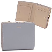 FURLA/フルラ FURLA 二つ折り財布 ヌヴォラ ブルー ベージュ レディース FURLA WP00451 BX2725 3813S/508240151