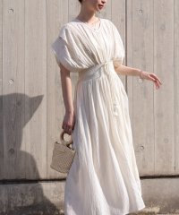 Bab/バブ Bab フロント刺繍ウエストシャーリングワンピース/508240168