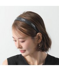 FENDI/フェンディ FENDI FENDI カチューシャ FXQ978 ANDR ラムレザー ロゴ/508240179
