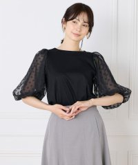 Maglie le cassetto/マーリエ ル カセット Maglie le cassetto ドットチュールドッキングカットソー/508240192
