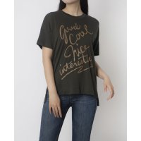 EGLANTINE/エグランティーヌ EGLANTINE でかロゴプリント半袖Tシャツ【日本製】/508240251
