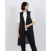 EGLANTINE/エグランティーヌ EGLANTINE 後ろプリーツロングジレ/508240264
