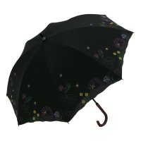 CHINOISERIE MODERN KYOTO/シノワズリーモダンキョウト シノワズリーモダン京都 シノワズリーモダンキョウト シノワズリーモダン京都 優雅ボタニカル刺繍 かわず張りショート長日傘/508240281