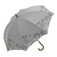 CHINOISERIE MODERN KYOTO/シノワズリーモダンキョウト シノワズリーモダン京都 シノワズリーモダンキョウト シノワズリーモダン京都 優雅ボタニカル刺繍 かわず張りショート長日傘/508240281