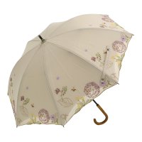 CHINOISERIE MODERN KYOTO/シノワズリーモダンキョウト シノワズリーモダン京都 シノワズリーモダンキョウト シノワズリーモダン京都 優雅ボタニカル刺繍 かわず張りショート長日傘/508240281