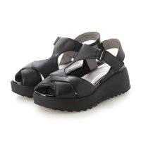 fitfit/厚底レザーサンダル/508240303