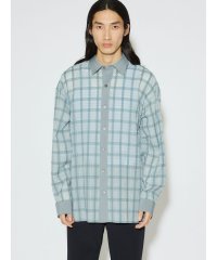 MIDIUMISOLID/MIDIUMISOLID Men’s シアーチェックシャツ/508240501