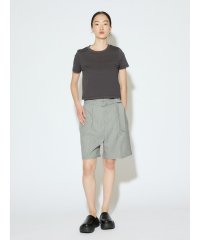 MIDIUMISOLID/MIDIUMISOLID for Ladies ハイウエストベルト付きショーツ/508240504